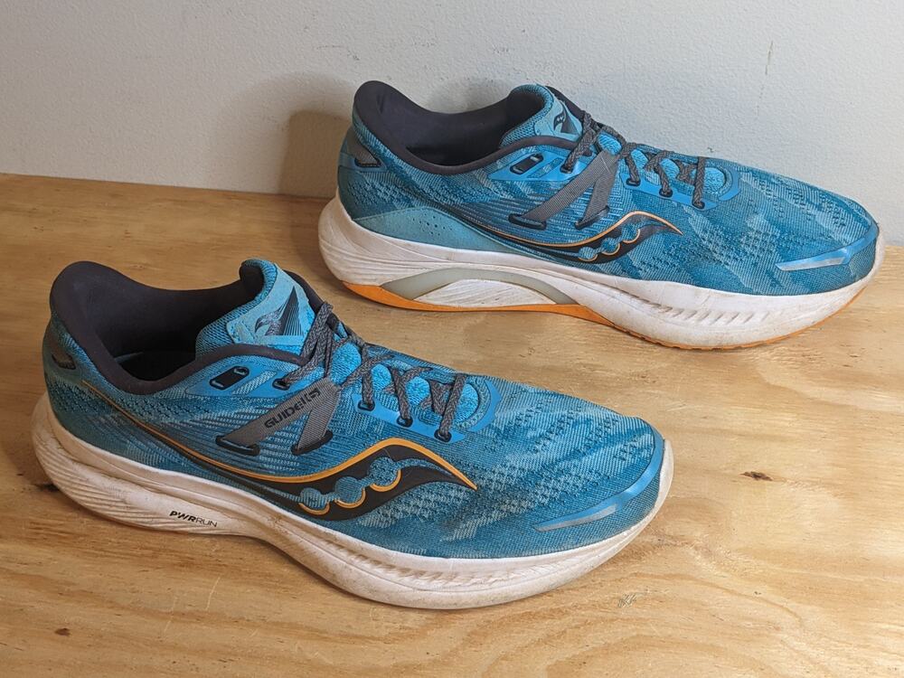 Saucony Guide 16 Men's Size 13 US Blue Athletic Running Sneaker Shoes S20810-25